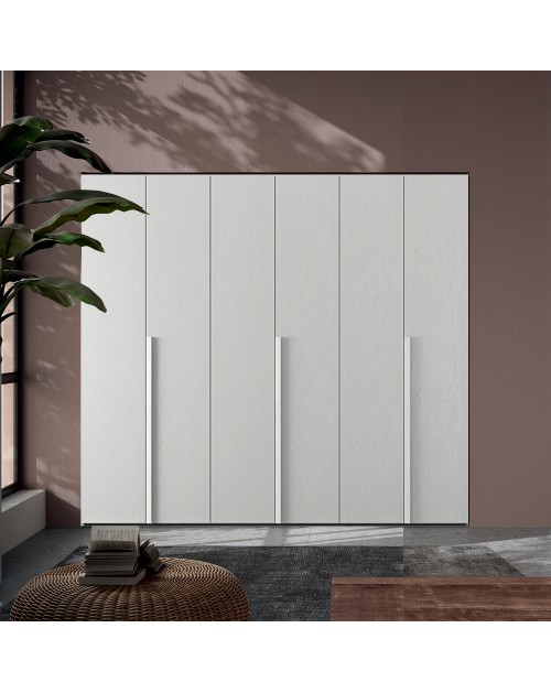 Armadio 6 ante battenti olmo ossido Coco 276x60,3x250h