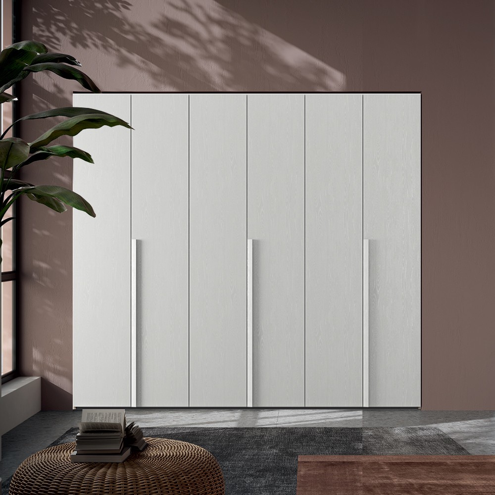 Armadio 6 ante battenti olmo ossido Coco 276x60,3x250h