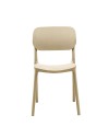Set 4 Sedia in Polipropilene Loop Impilabili Cashmere – Design Moderno e Leggero