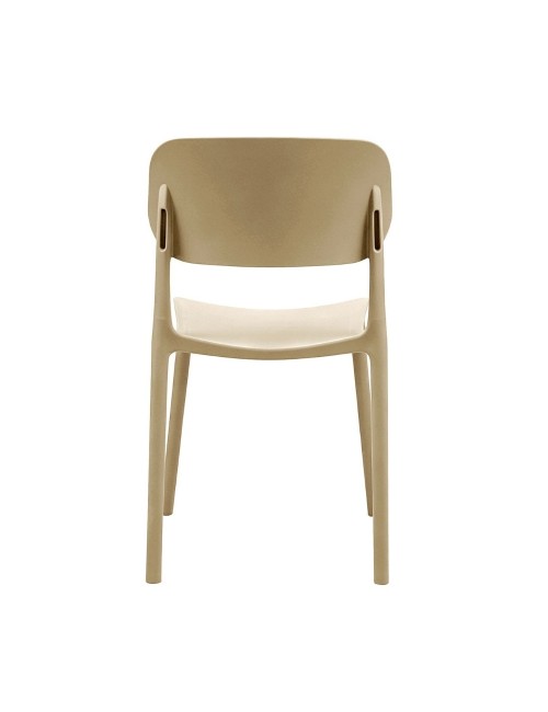 Set 4 Sedia in Polipropilene Loop Impilabili Cashmere – Design Moderno e Leggero