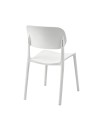 Set 4 Sedia in Polipropilene Loop Impilabili Bianco – Design Moderno e Leggero