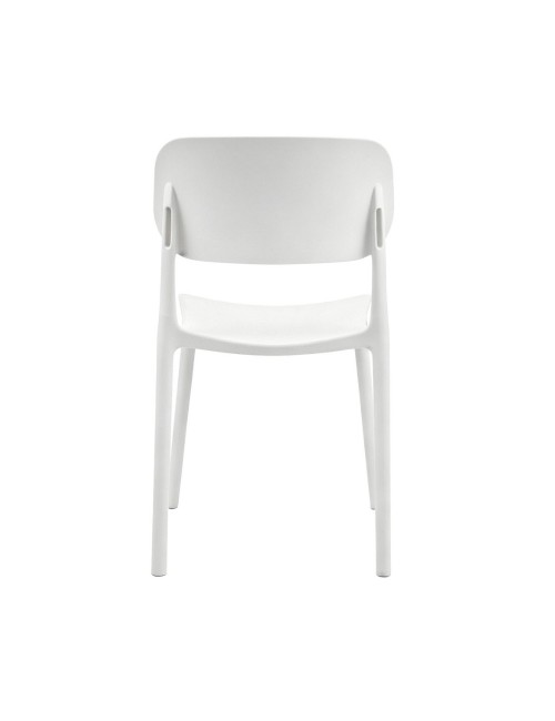 Set 4 Sedia in Polipropilene Loop Impilabili Bianco – Design Moderno e Leggero