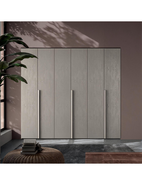 Armadio 6 ante battenti olmo ossido Coco 276x60,3x250h