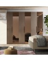 Armadio 6 ante battenti con specchi bronzati Mustella 275x55x240h colore bronzo