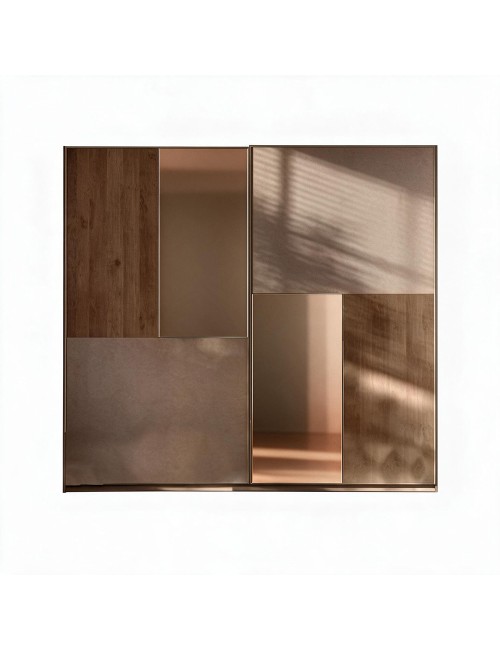 Armadio 2 Ante Scorrevoli con Specchi Quinn 275x59x240h Prezzo