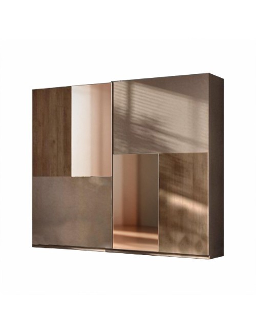 Armadio 2 Ante Scorrevoli con Specchi Quinn 275x59x240h Prezzo