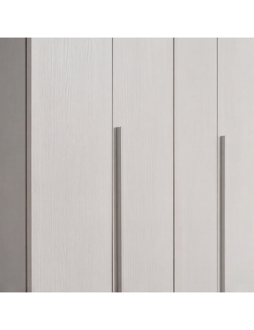 Camera da Letto Completa Urano con Armadio 4 Ante – Bianco Larice