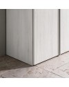 Camera da Letto Completa Urano con Armadio 4 Ante – Bianco Larice