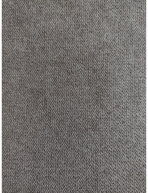 Letto Singolo con Rete Inclusa Stiletto Tessuto Colore Ash Grigio