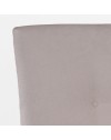 Letto matrimoniale Stiletto con rete fissa colore Enjoy grigio chiaro