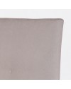 Letto singolo con rete inclusa Stiletto tessuto Enjoy grigio chiaro