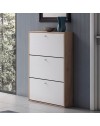 Scarpiera Slim 3 Ante a Ribalta Scocca Nodo e Ante Bianco Made in Italy – Capienza 9 Paia