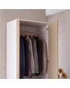 Armadio 911842 a 2 Ante e 2 Cassetti Bianco e Olmo Made in Italy
