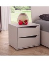 Camera da Letto Completa Paris03 Cashmere con Letto Contenitore e Armadio 6 Ante