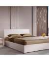 Camera da Letto Completa SABINA con Letto Contenitore e Armadio 6 Ante Cashmere e Noce Chiaro