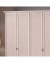 Armadio 6 Ante Battenti Epoca Patinato Beige L 271 cm Classico Elegante