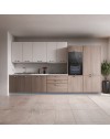 Cucina Completa Meraviglia XL Reversibile 375 cm Olmo e Bianco Frassinato