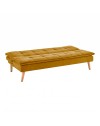 Divano letto Lunaria 3 posti colore senape design moderno 182x88x80HE