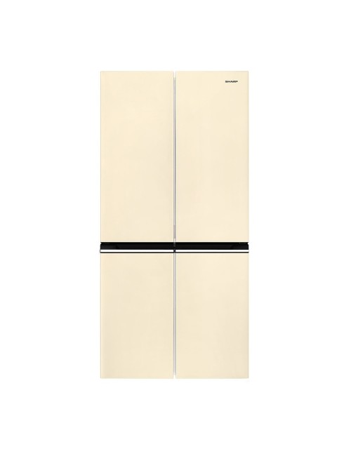 Frigorifero side-by-side Sharp SJ-NFA15IMXJE-EU2 libera installazione 4 porte 488 L Advanced NoFrost crema classe E