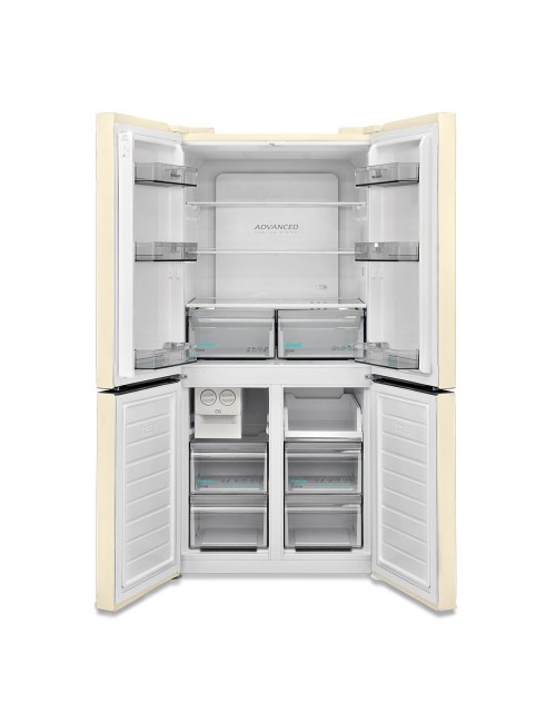 Frigorifero side-by-side Sharp SJ-NFA15IMXJE-EU2 libera installazione 4 porte 488 L Advanced NoFrost crema classe E
