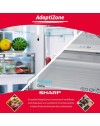 Frigorifero side-by-side Sharp SJ-NFA15IMXJE-EU2 libera installazione 4 porte 488 L Advanced NoFrost crema classe E
