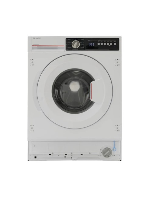 Lavatrice integrata Sharp ES-NIB814BWNA-IT 8 kg 1400 RPM classe A con tecnologia a vapore