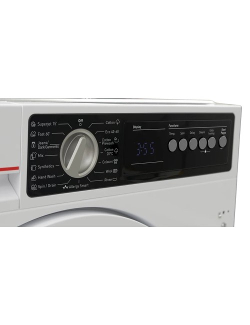 Lavatrice integrata Sharp ES-NIB814BWNA-IT 8 kg 1400 RPM classe A con tecnologia a vapore