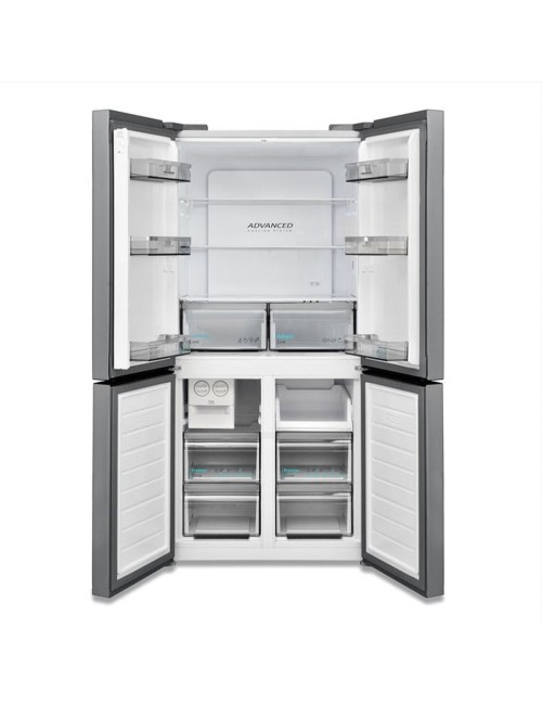 Frigorifero side-by-side SHARP SJ-NFA15IMXPE libera installazione 4 porte 488 L inox classe E