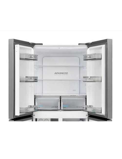 Frigorifero side-by-side SHARP SJ-NFA15IMXPE libera installazione 4 porte 488 L inox classe E