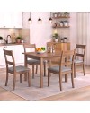 Tavolo Allungabile Firenze 90x60 cm Noce Naturale Made in Italy