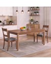 Tavolo Allungabile Firenze 140x85 cm Noce Naturale Made in Italy