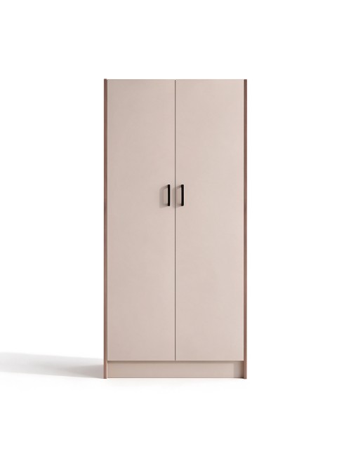 Armadio due ante 91x52x210h colore noce e cashmere ARM290