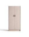 Armadio due ante 91x52x210h colore noce e cashmere ARM290