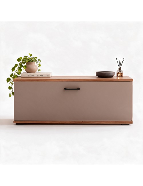 Base multiuso milleidee120 colore noce naturale e cashmere
