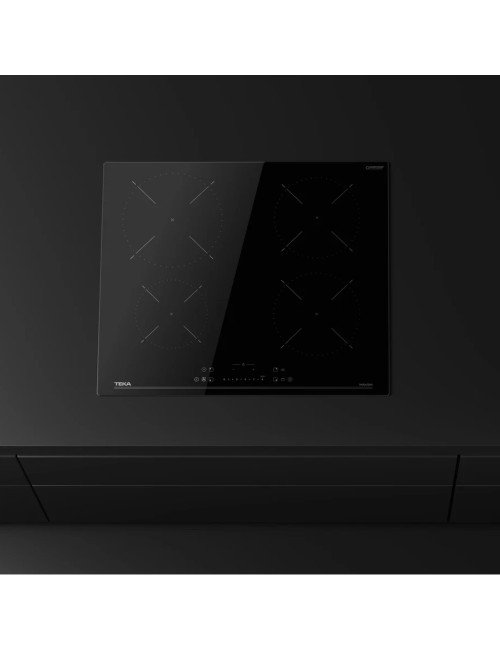 Piano cottura induzione Teka IBC64115SSMBK 4 zone di cottura 60 cm. touchscreen frontale nero