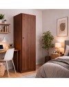 Armadio 1 anta 45x60x180 h colore noce antico