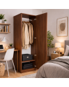 Armadio 1 anta 45x60x180 h colore noce antico