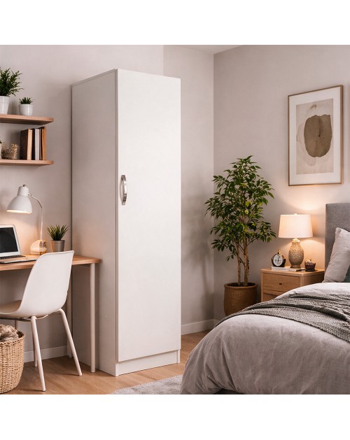 Armadio 1 anta 45x60x180 h colore bianco