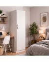 Armadio 1 anta 45x60x180 h colore bianco