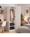 Armadio 1 anta 45x60x180 h colore bianco