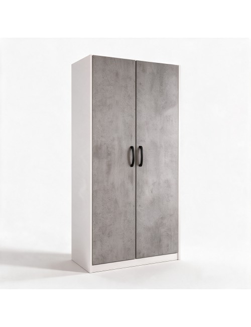 Armadio Due Ante 91x52x210h Colore Cemento Prezzo