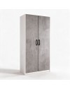 Armadio due ante 91x52x210h colore cemento ARM290