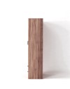 Armadio due ante e cassetti 91x52x210h colore noce e cashmere ARM290C