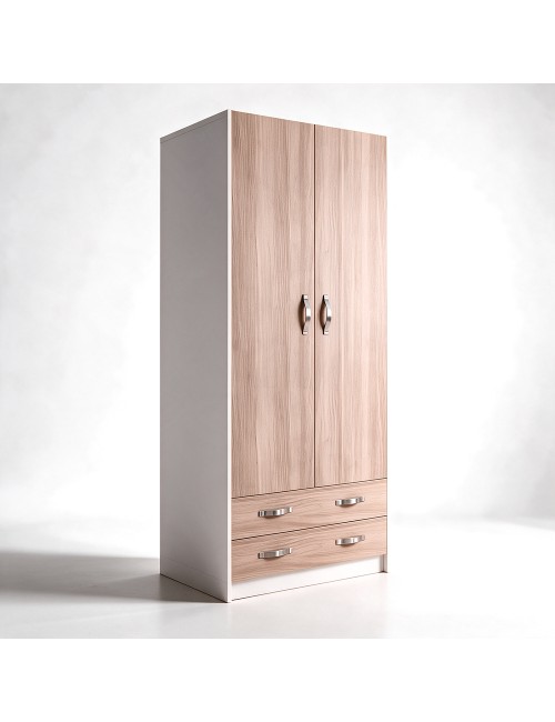 Armadio Due Ante e Cassetti 91x52x210h Colore Olmo Prezzo
