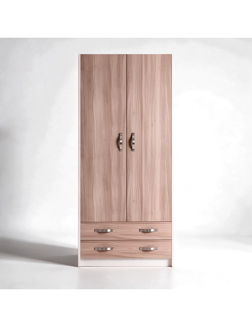 Armadio Due Ante e Cassetti 91x52x210h Colore Olmo Prezzo