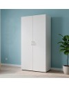 Armadio 2 ante Seba2 80x51,6x177h colore bianco