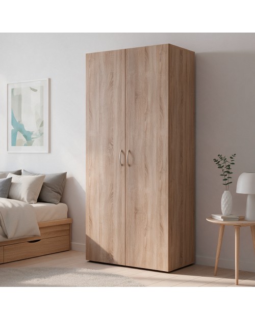 Armadio 2 ante rovere sonoma Seba2 80x51,6x177h