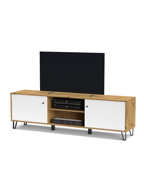 Mobile Porta Tv 2 ante e vano a giorno Bollo2 183,4x40x55,5H