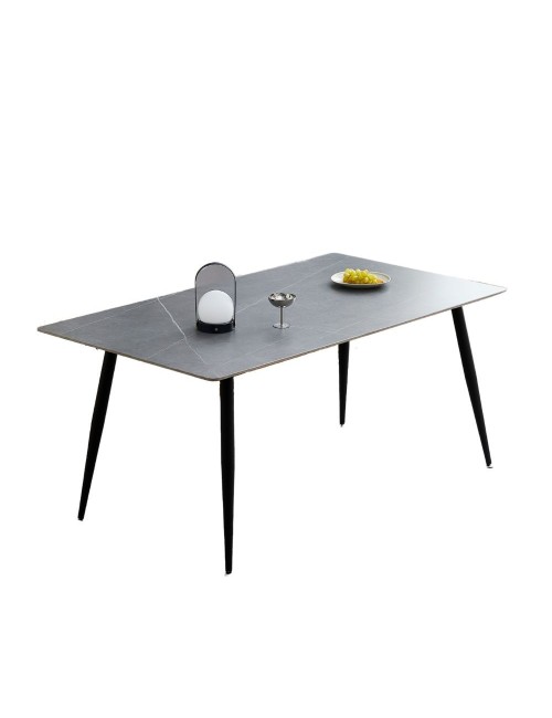Tavolo Top Ceramica Effetto Marmo Grigio Cemento Mila 160x90 Prezzo