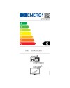 Monitor TV professionale LED Vestel PN65D-4H 65" 4K Ultra HD Slim Direcy-LED nero classe G
